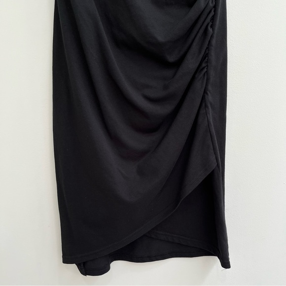 Bloggers favorite Leith side ruched sleeveless bodycon tank dress black small - Picture 7 of 12